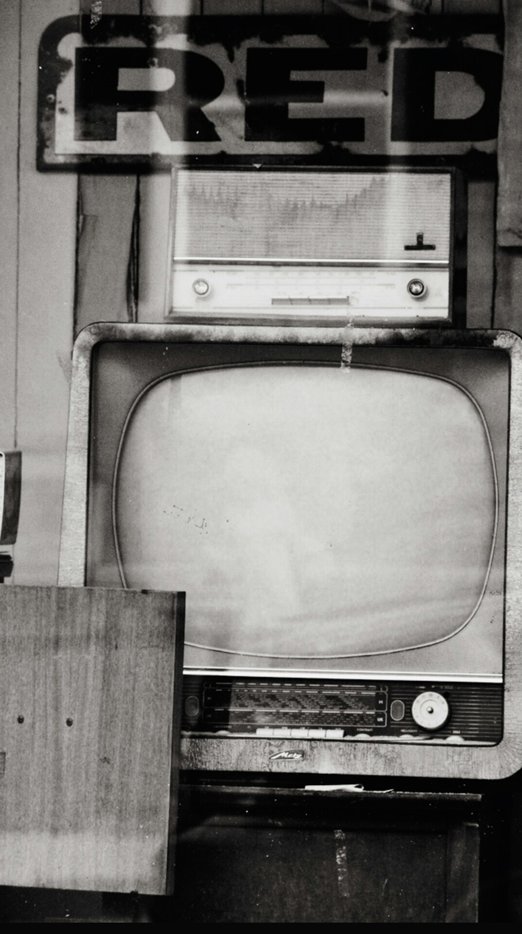 vintage french tv broadcast
