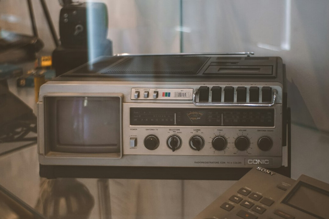 vintage television broadcast