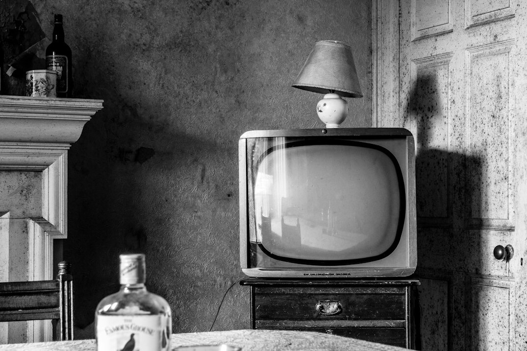 vintage french tv broadcast